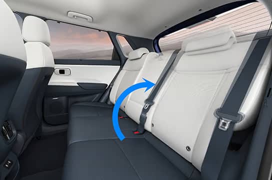 2-Step rear reclining seat