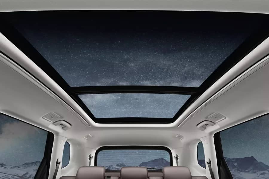 Panoramic sunroof