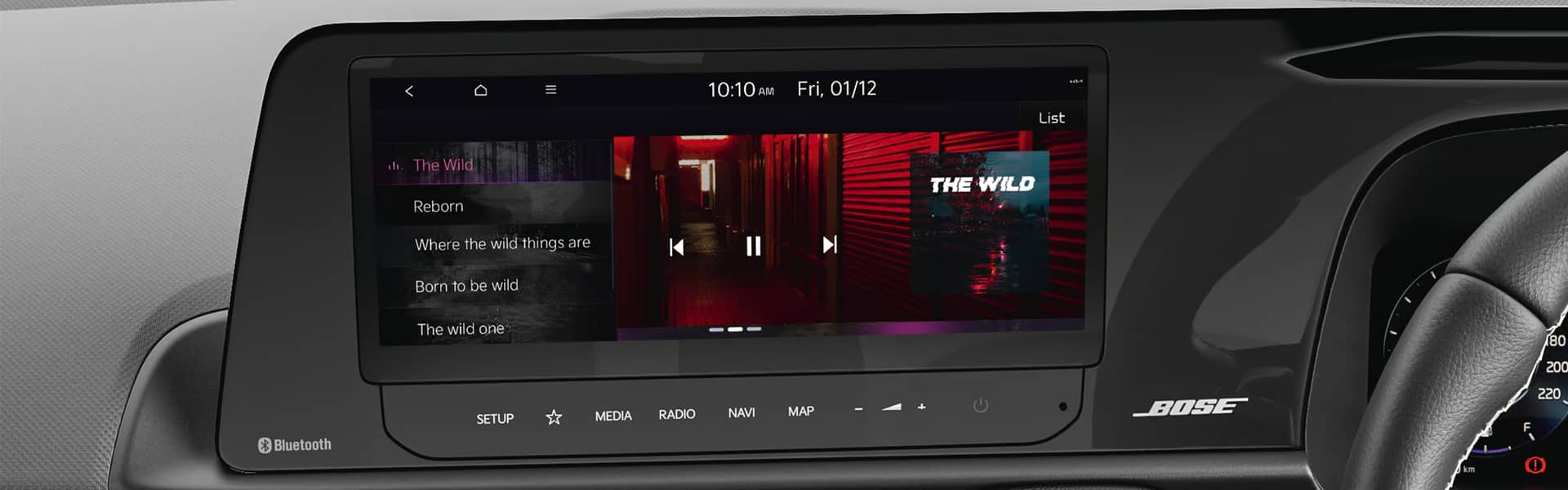 10.25 inches HD Touchscreen Navigation