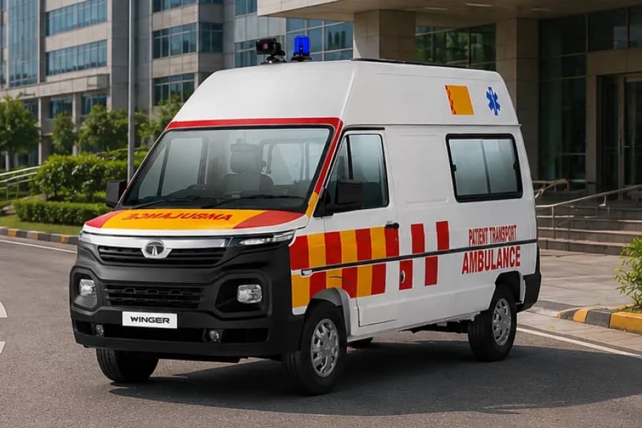 Tata Winger Ambulance Image
