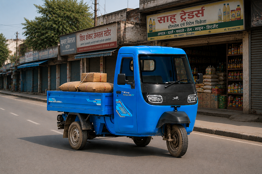 TVS King Kargo HD EV