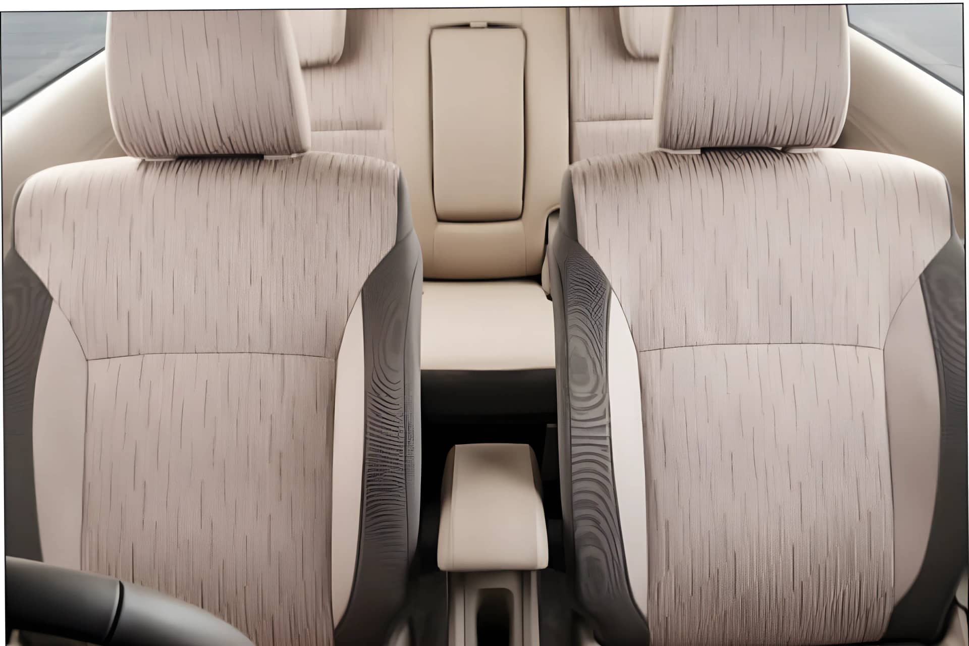 7 Seater with Plush Dual Tone Seat Fabric