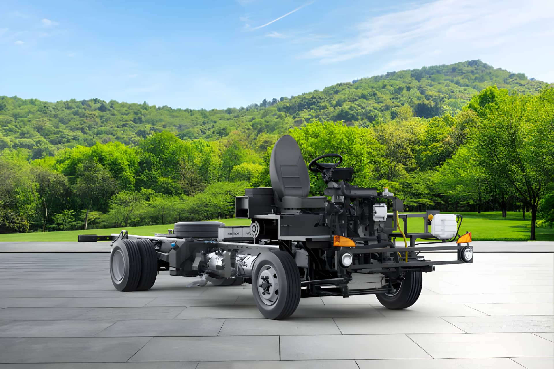 BharatBenz MediumDuty 917 exterior