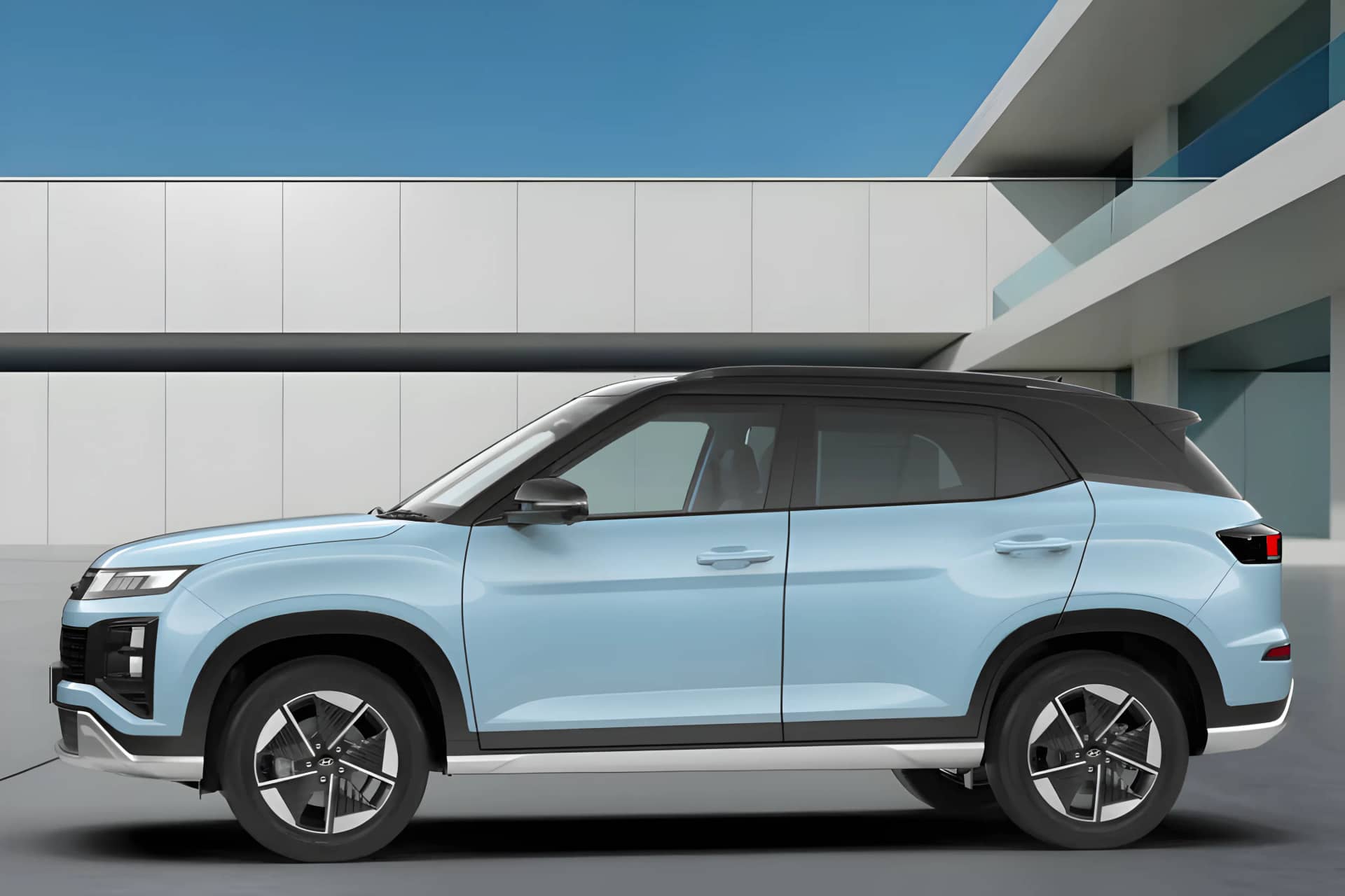 Hyundai Creta EV Left Side View