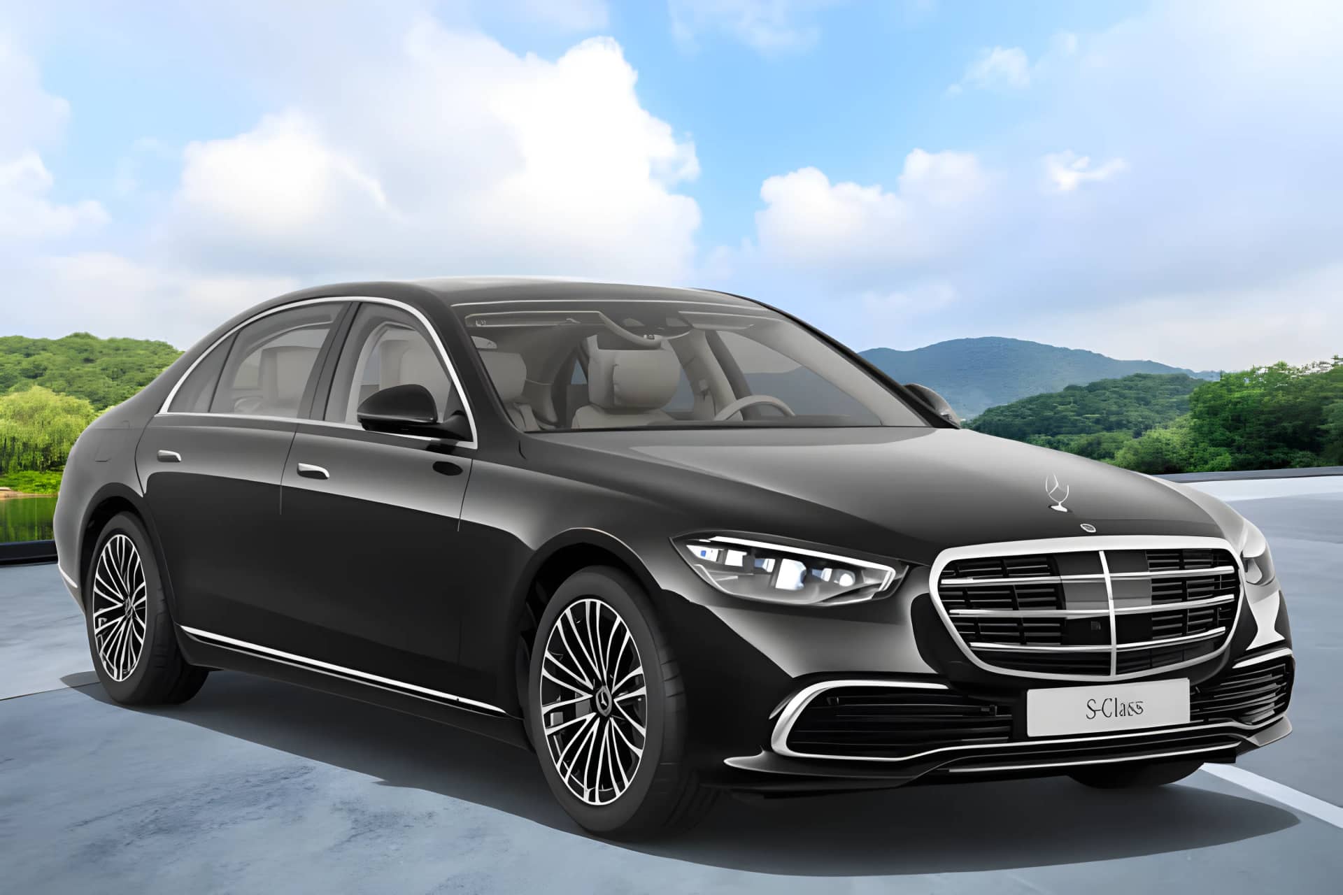 Mercedes Benz Maybach S Class Front Right View