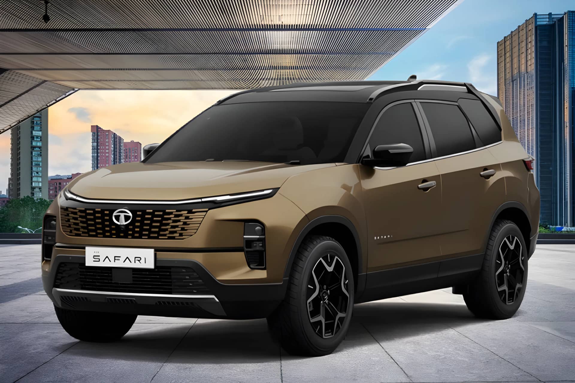 Tata Safari Front Left View
