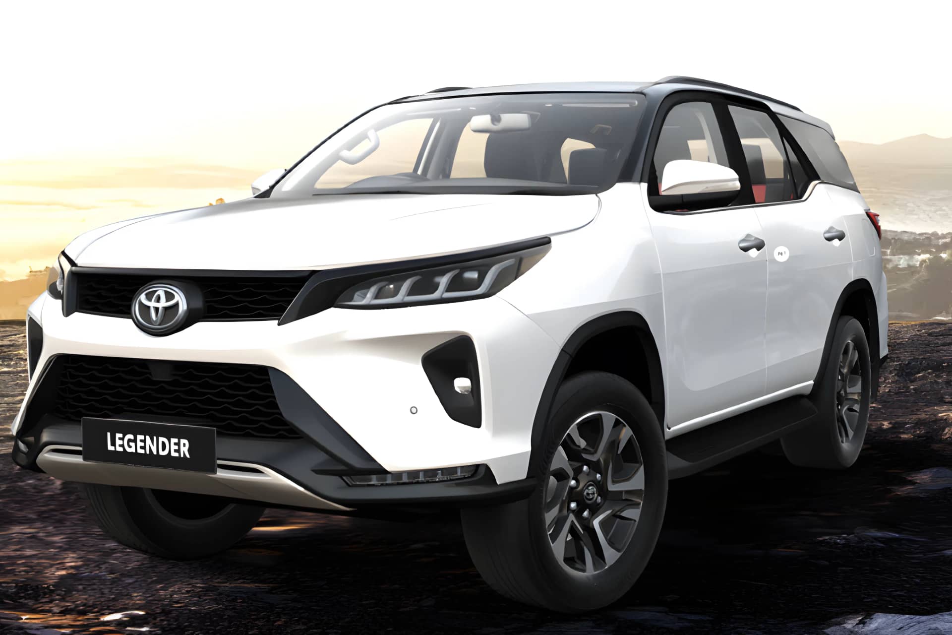 Toyota Legender Front Left View