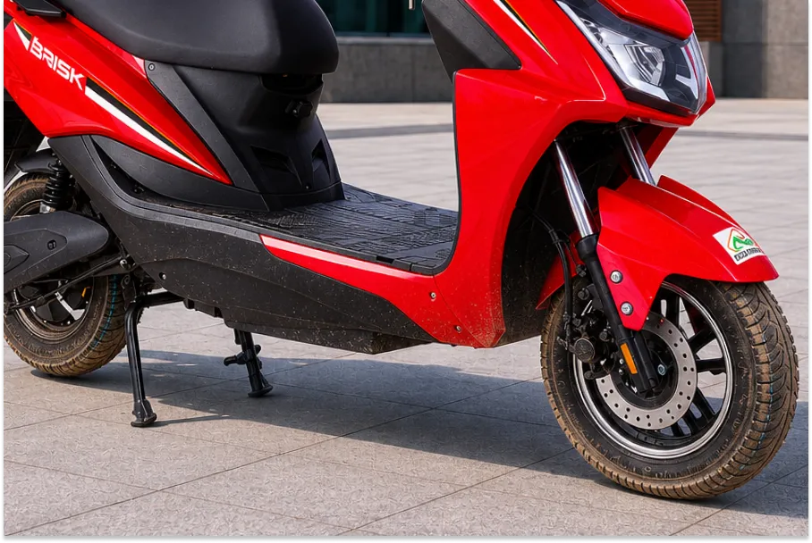 Amo Mobility Brisk Front Disc Plate View