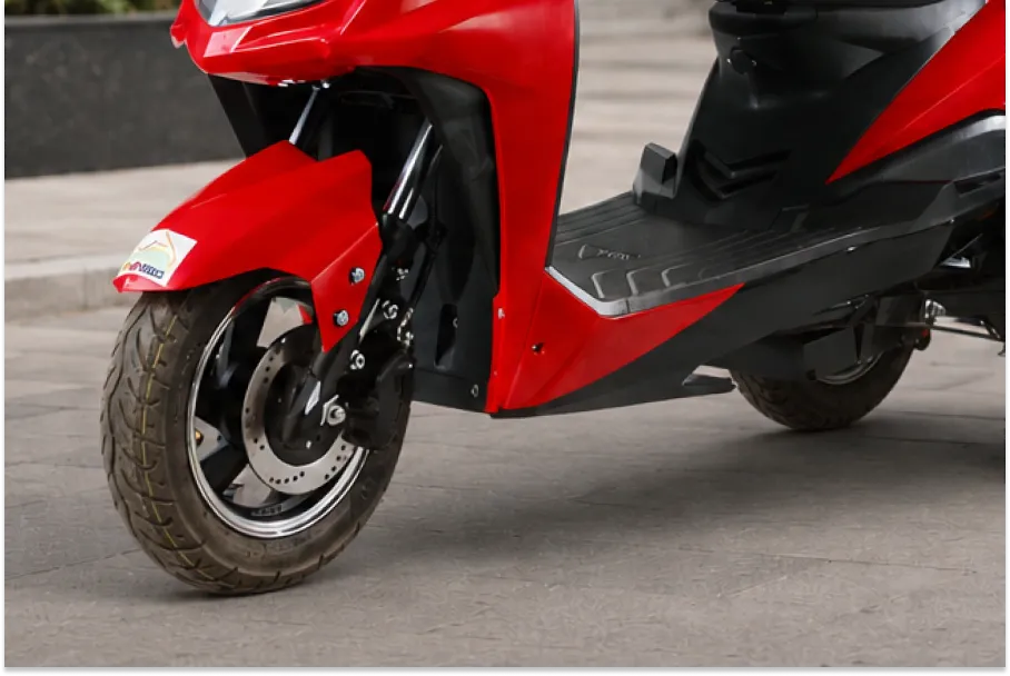 Amo Mobility Jaunty 3W Front Disc Plate View