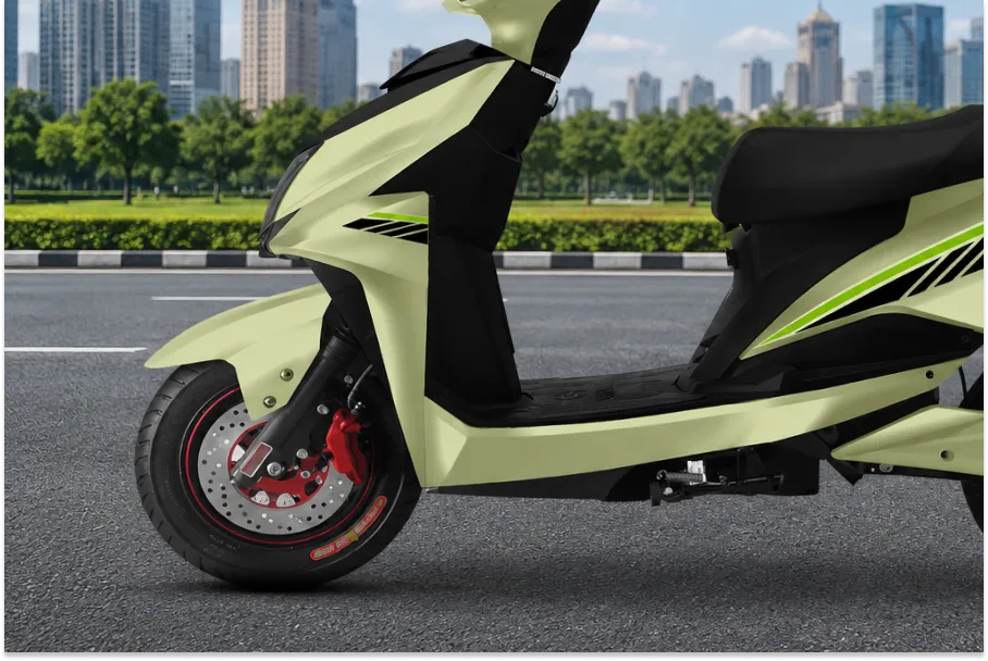 Amo Mobility Jaunty S Front Tyre View