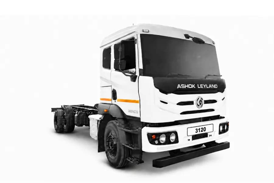 Ashok Leyland 3120H DTLA White color