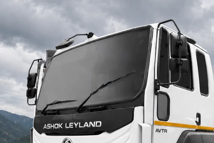Ashok Leyland AVTR 4220-10x2H Windshield View
