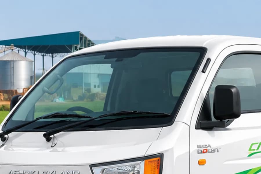 Ashok Leyland Bada Dost CNG Windshield View