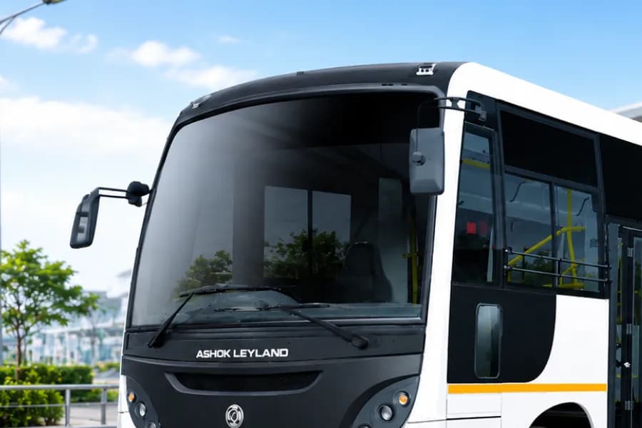 Ashok Leyland Cheetah Bus Windshield View