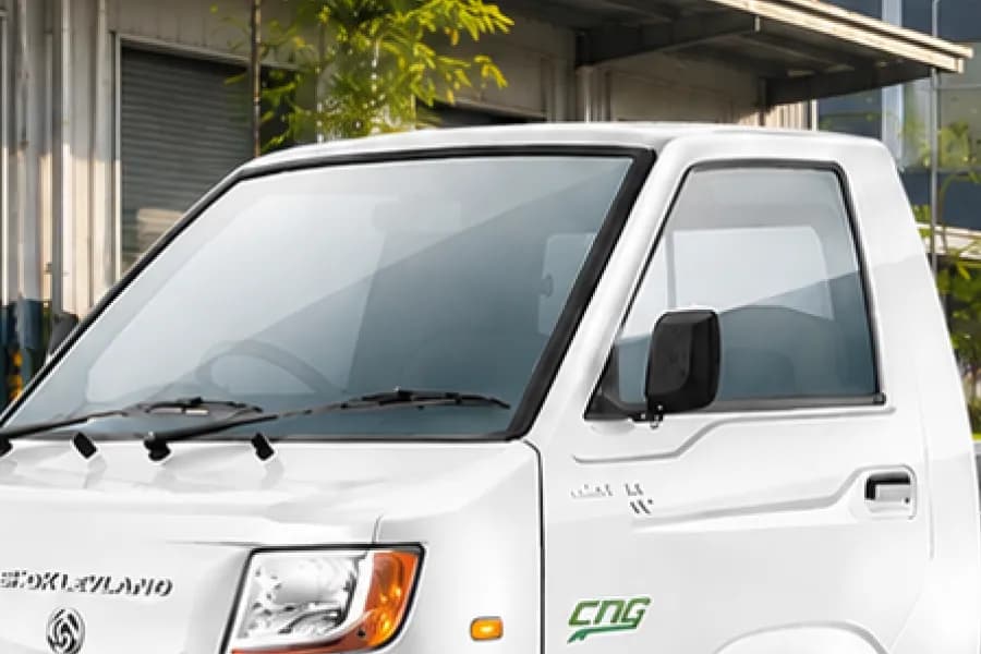 Ashok Leyland Dost CNG Windshield View