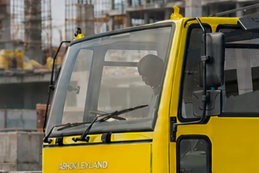 Ashok Leyland Ecomet 1215TE Windshield View