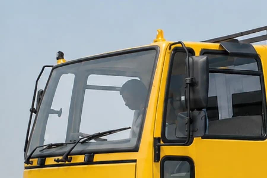 Ashok Leyland Ecomet 1415TE Windshield View