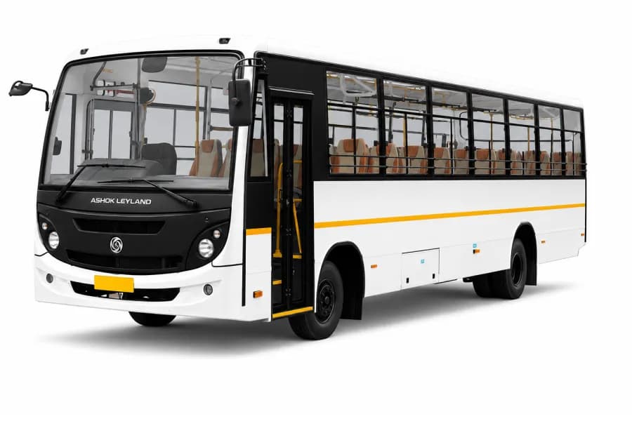 Ashok Leyland Oyster Max White color