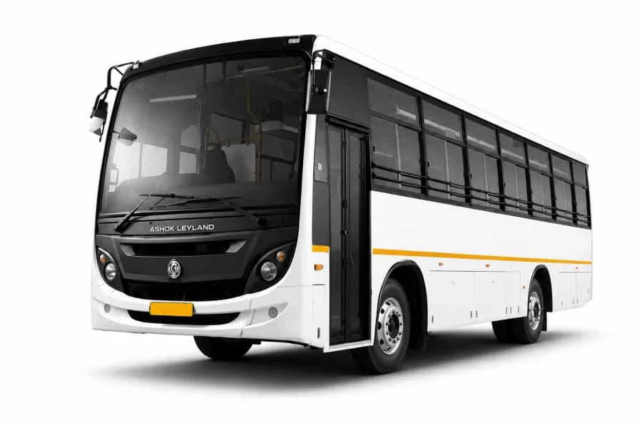 Ashok Leyland Oyster Wide White color