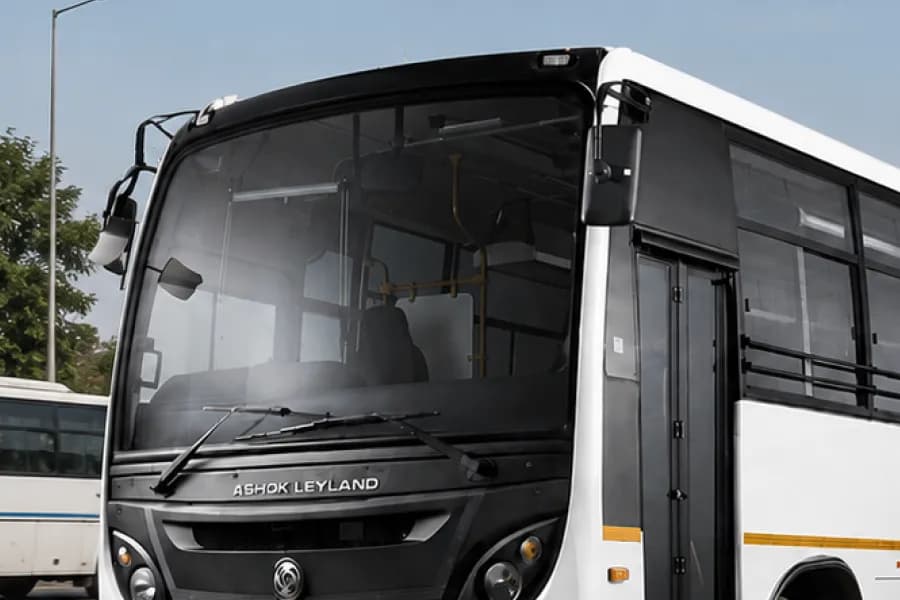 Ashok Leyland Oyster Wide Windshield View