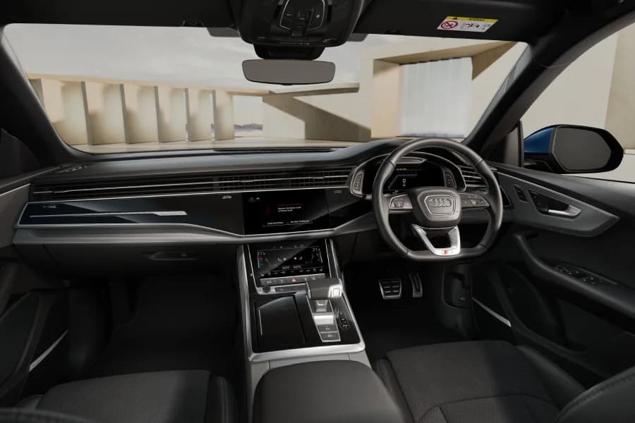 Audi SQ8 Dashboard & Dual Touchscreens View