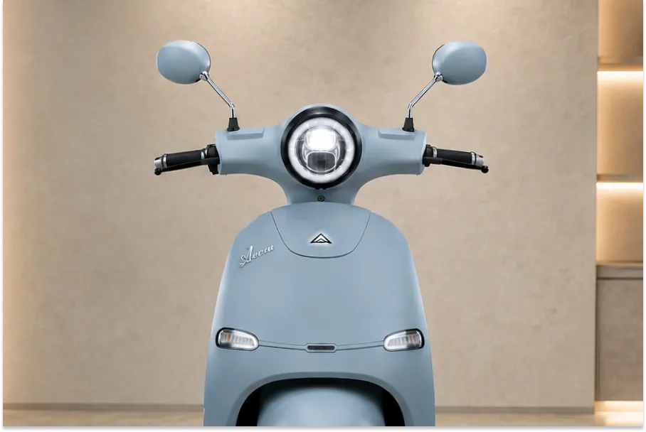 Avera Retrosa Lite E Headlight View