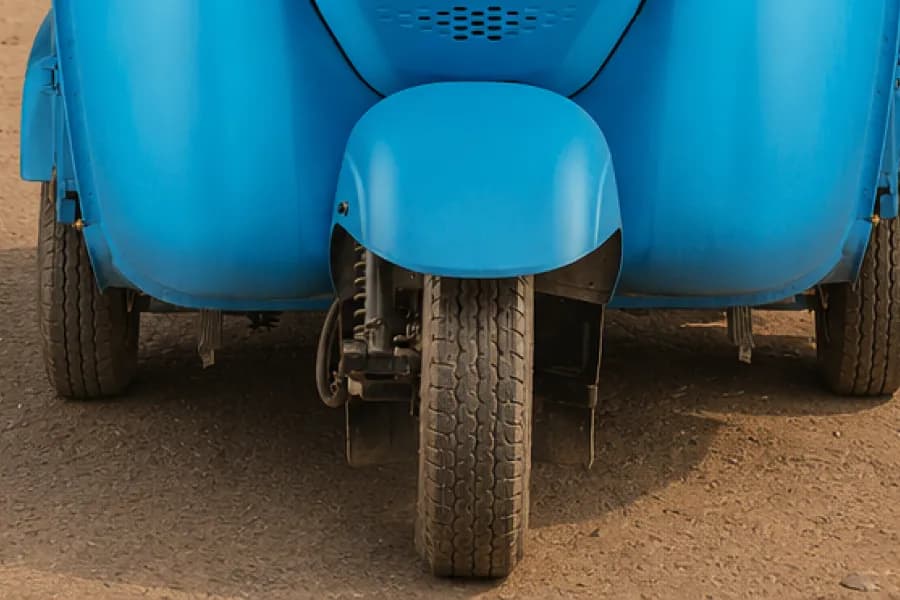 Bajaj Gogo P50 Front Tyre View