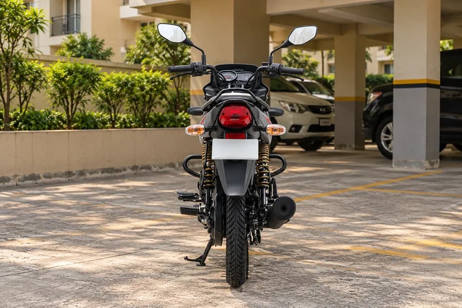 Bajaj Platina 100 Rear View