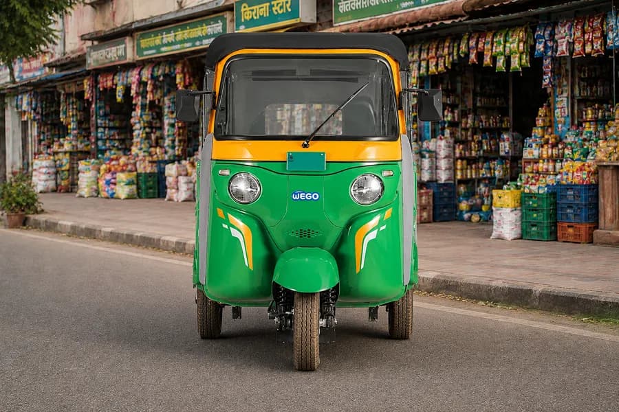Bajaj Wego P70 EV Front View