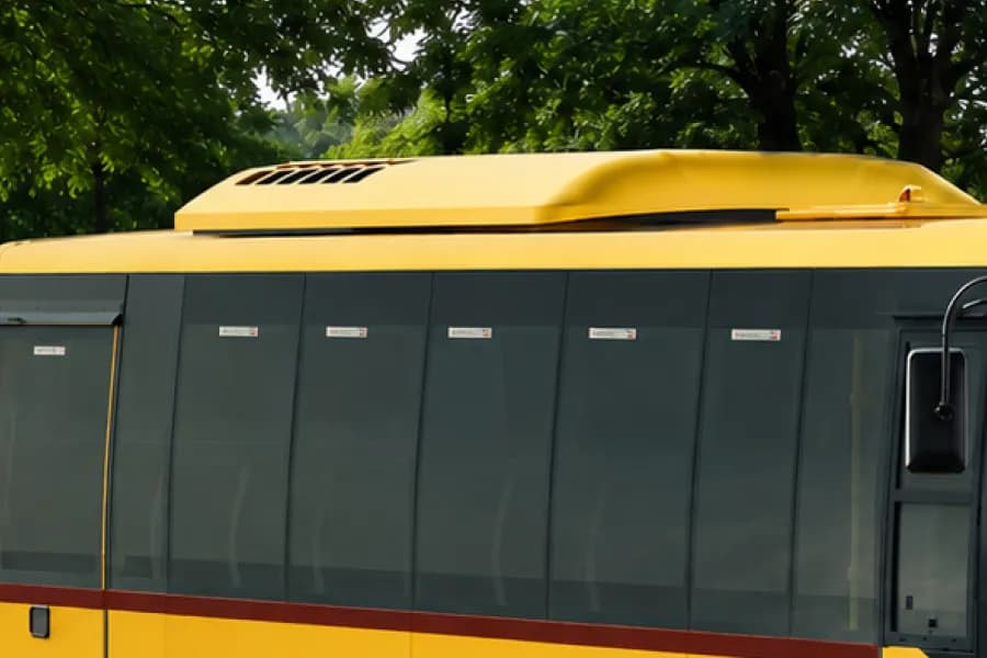BharatBenz 1017 School Bus Air Conditioner View