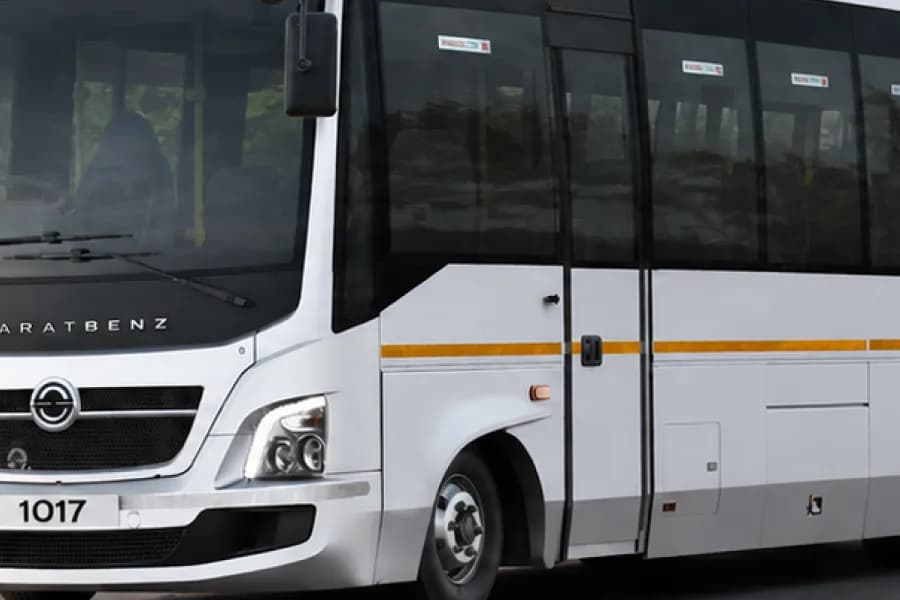 BharatBenz 1017 Bus Door View
