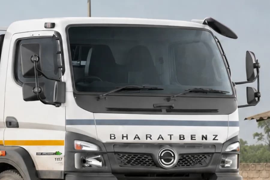 BharatBenz 1117R Windshield View