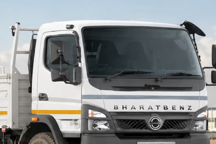 BharatBenz 1217R Windshield View
