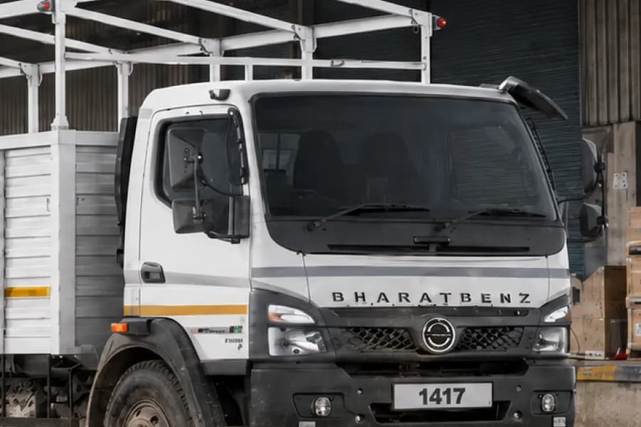 BharatBenz 1417R Windshield View
