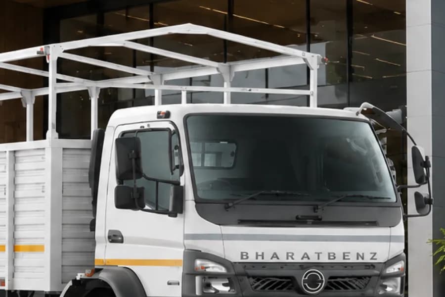 BharatBenz 1617RD Windshield View