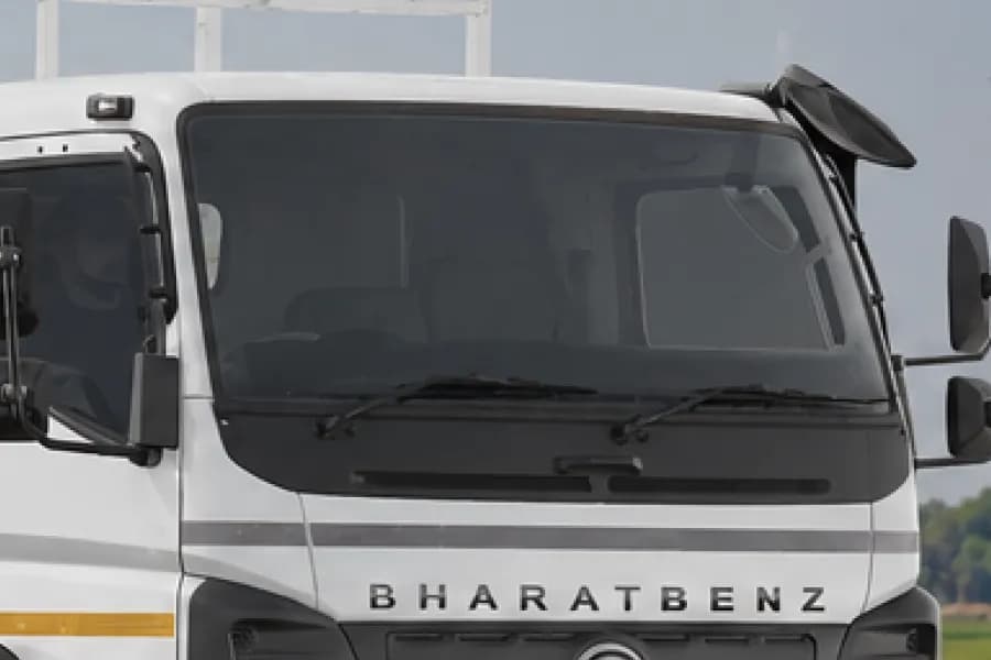 BharatBenz 1917R Windshield View