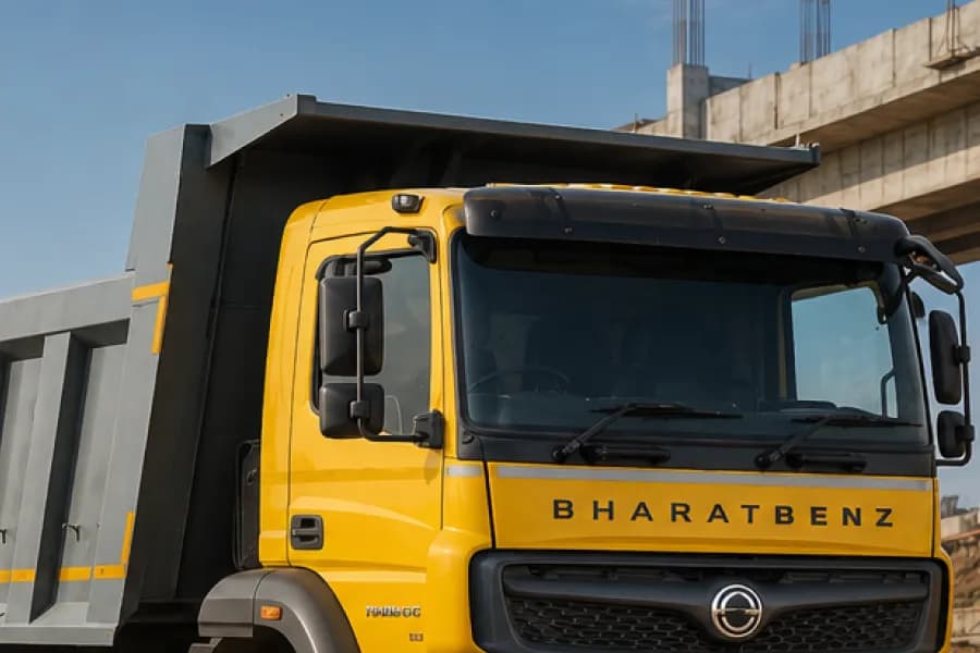 BharatBenz 1926C Windshield View