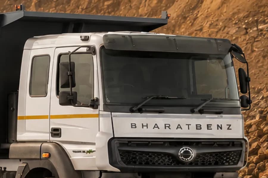 BharatBenz 3523RT Windshield View