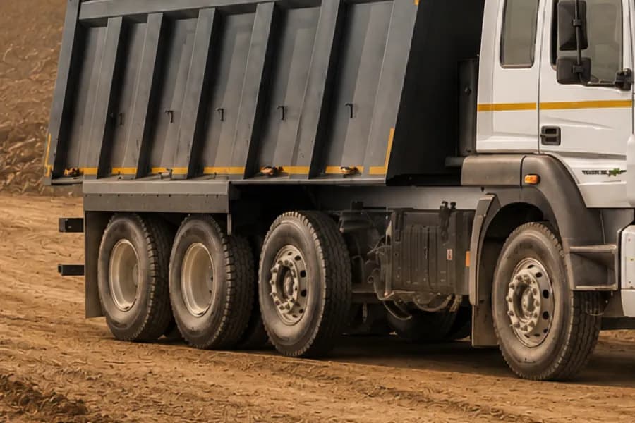 BharatBenz 3523RT Wheels View