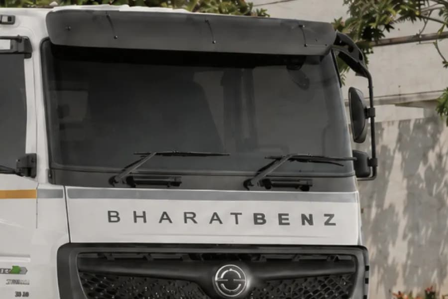 BharatBenz 3526R Windshield View