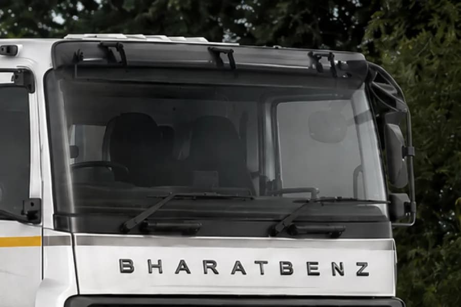 BharatBenz 3832R Windshield View