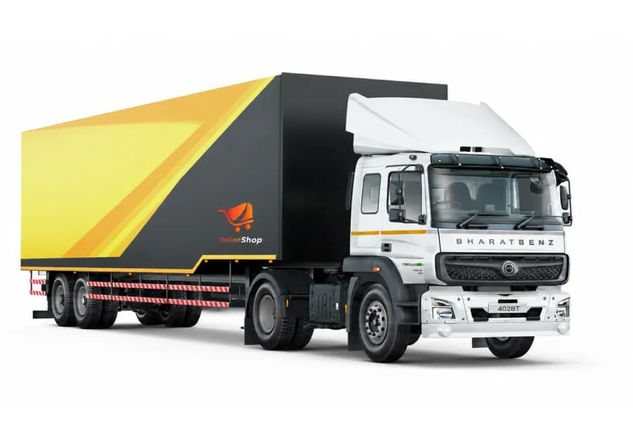 BharatBenz 4028T White color