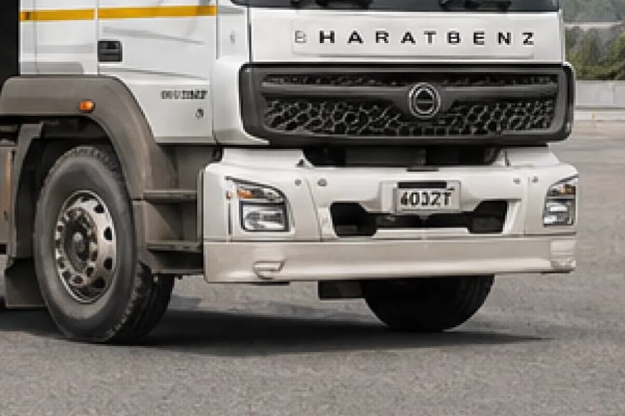 BharatBenz 4032T Torqshift Headlight & Bumper View