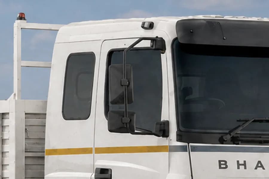 BharatBenz 4232R Side Mirror View