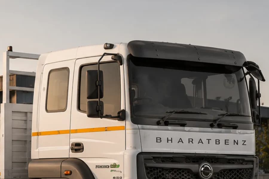 BharatBenz 4832R Windshield View