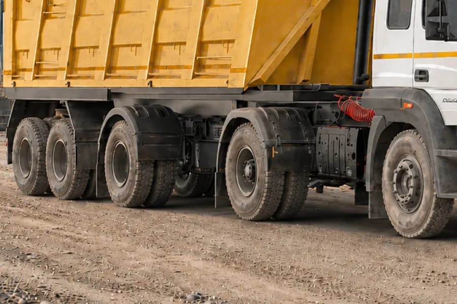 BharatBenz 5432T Tyres View