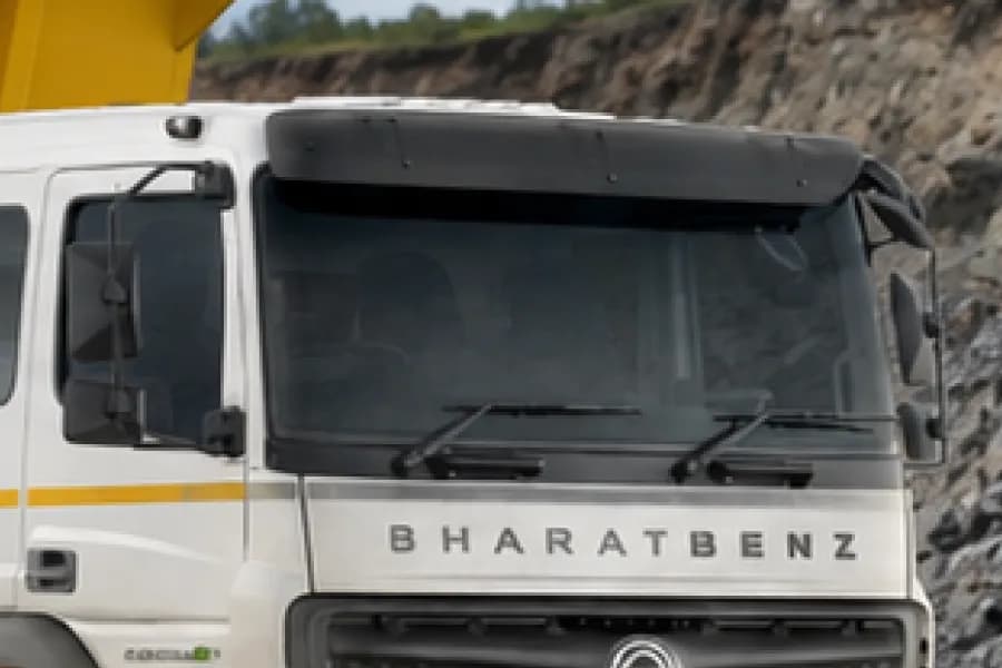 BharatBenz 5532T 6x4 Windshield View