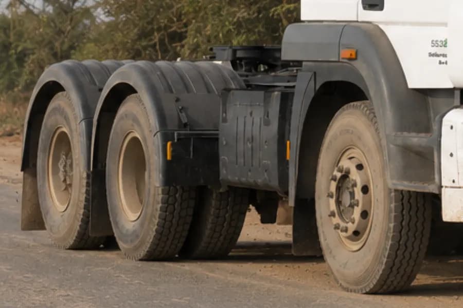 BharatBenz 5532T HR Tyres View