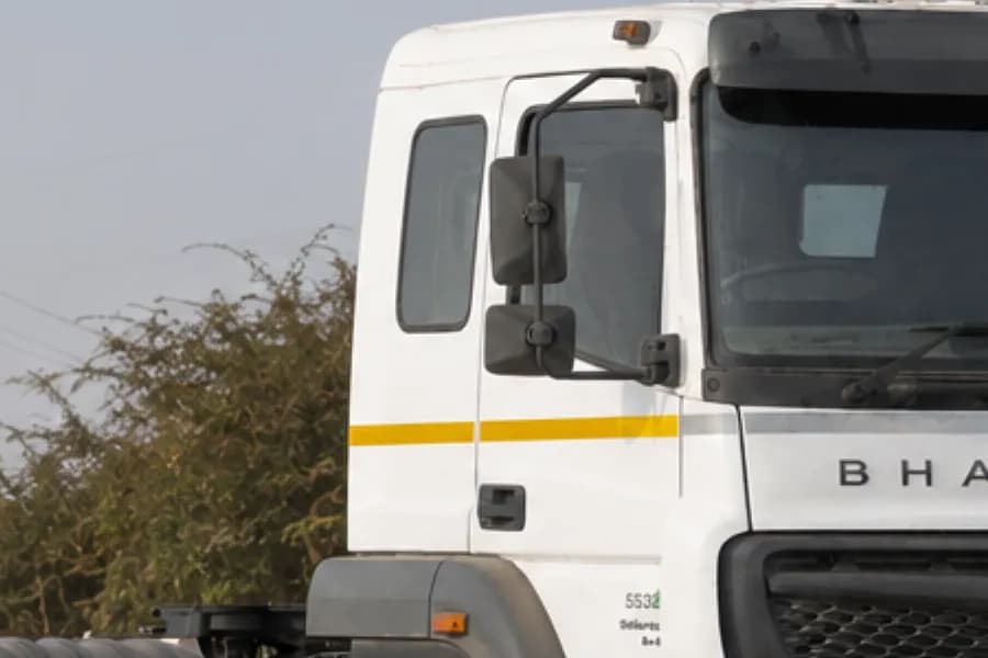 BharatBenz 5532T HR Side Mirror View