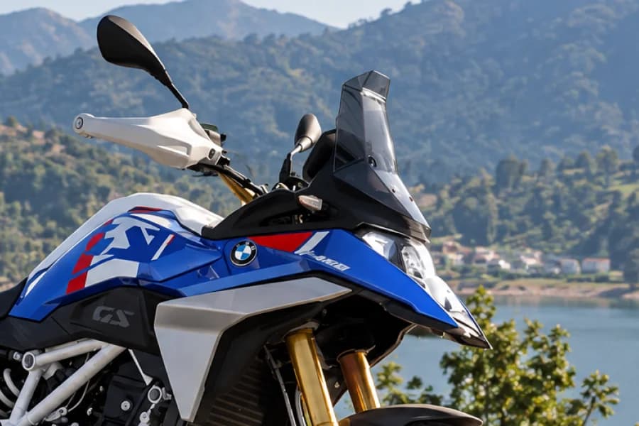 BMW F 450 GS Front Fairing and Windshield View